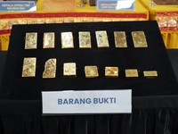Bea Cukai Ngurah Rai menggagalkan upaya penyelundupan emas batangan ke luar negeri melalui Terminal Keberangkatan Internasional Bandara I Gusti Ngurah Rai, Bali pada Minggu lalu (6/9/2026).