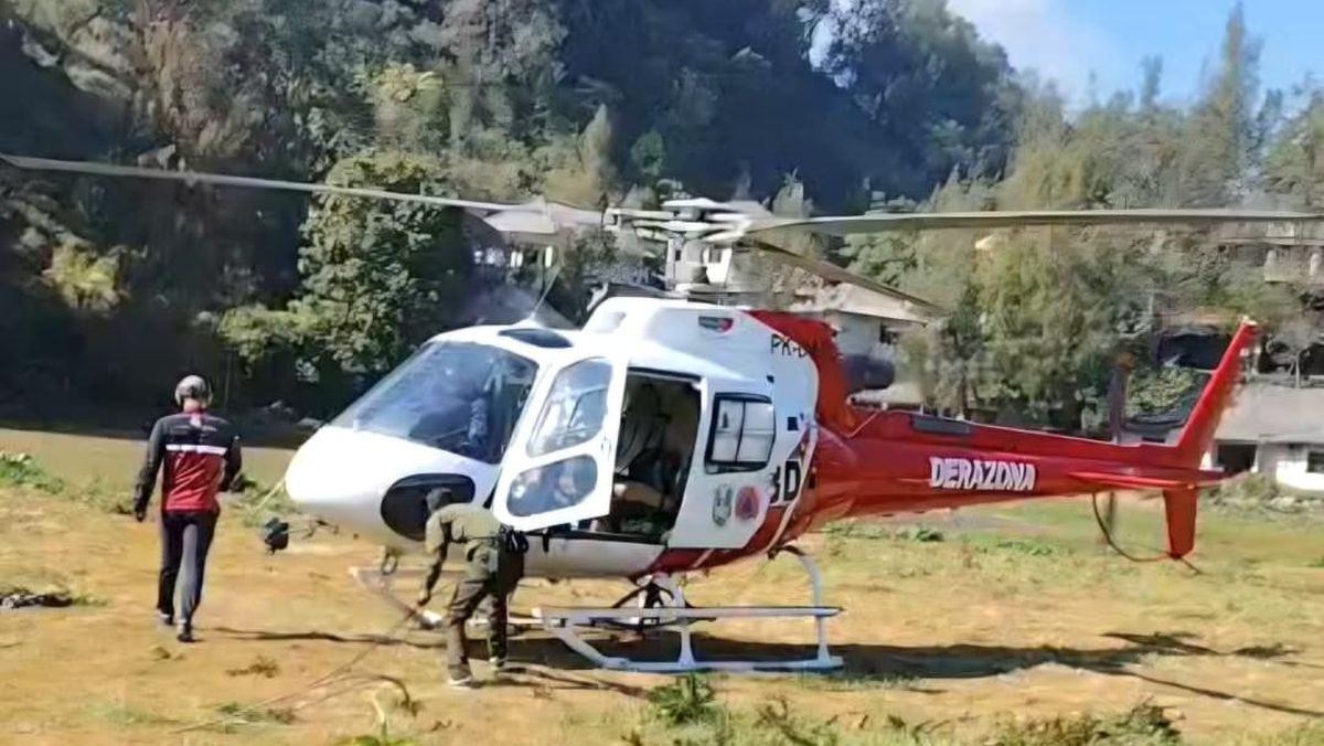 17 Kali Water Bombing, Pemprov Jatim Fokuskan Helikopter Padamkan Bromo