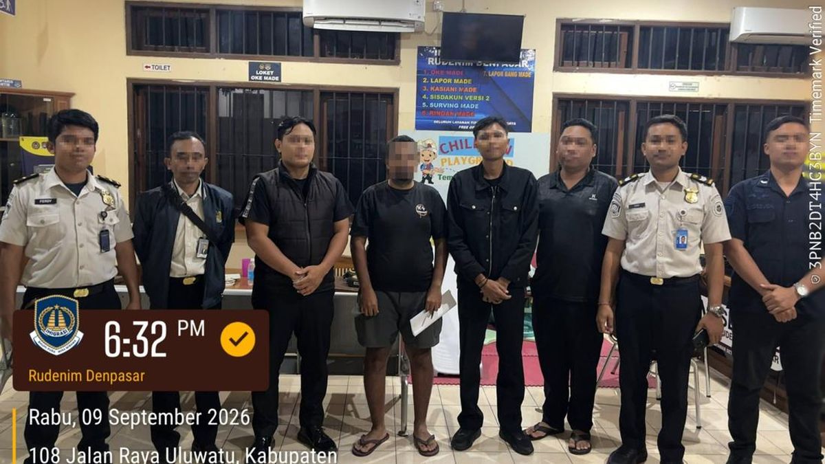 WN Palestina Diamankan di Nusa Lembongan Diserahkan ke Rudenim Denpasar