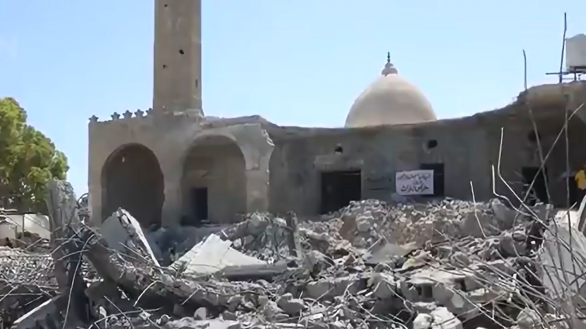 Upaya Pelestarian Sisa Masjid Abu Salim Gaza Dilakukan Pasca Serangan Udara Israel