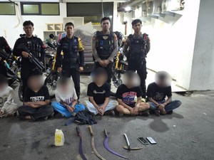 Polisi Gagalkan Tawuran di Jaktim, 6 Pemuda dan Sajam Disita