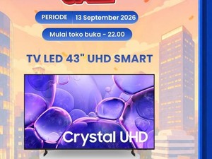 Beli TV 43 Inch di Transmart Full Day Sale Bisa Diskon Rp 1,3 Juta