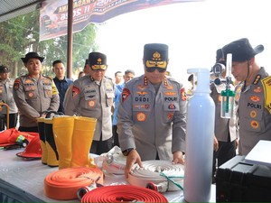 Polisi Perkuat Teknologi hingga Rekayasa Tata Air untuk Atasi Karhutla Kalteng