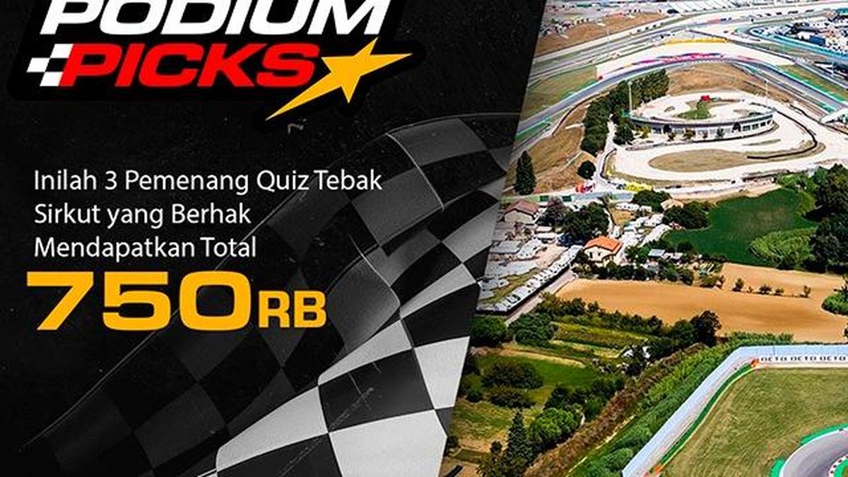 Tebak 4 Sirkuit MotoGP, 3 Peserta Ini Berhasil Jadi Pemenang