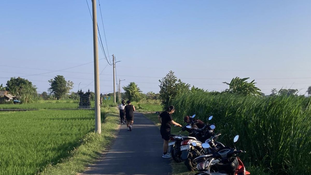 Jalan Kubon Tubuh Jadi Spot Jogging Favorit Warga di Klungkung