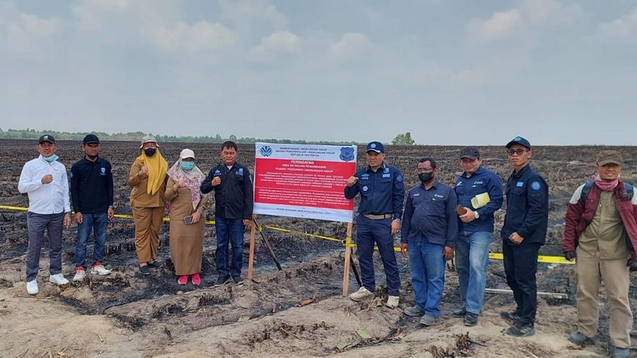 Kementerian Lingkungan Hidup (KLH) bergerak cepat dan tegas dalam melakukan penegakan hukum terhadap kasus Kebakaran Hutan dan Lahan (Karhutla) di berbagai wilayah Indonesia. (Dok. KLH)