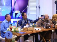 Menteri Keuangan Purbaya Yudhi Sadewa dalam Indonesia Eximbank Export Connect di Jakarta, Minggu (13/9/2026). (Istimewa)