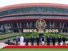 Presiden Republik Indonesia, Prabowo Subianto, menghadiri Konferensi Tingkat Tinggi (KTT) BRICS 2026 yang digelar di Bharat Mandapam, New Delhi, Republik India, pada Sabtu, 12 September 2026. (Dok. Muchlis Jr - Biro Pers, Media, dan Informasi Sekreta