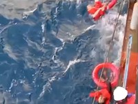 PT Pertamina Patra Niaga melalui kapal tanker MT Mauhau turut membantu proses pencarian dan penyelamatan korban KMP Virgo Transport 08 yang dilaporkan tenggelam di perairan Laut Jawa, Minggu (13/9). (Dok. Pertamina)