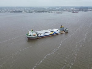 Penampakan Kapal Feri Listrik Terbesar Dunia Buatan Tasmania