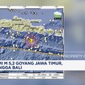 Gempa Bumi M 5,2 Goyang Jawa Timur, Terasa Hingga Bali