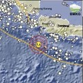 Gempa bumi mengguncang Bayah, Banten dengan kekuatan 5,6 Magnitudo dengan kedalaman 10 Km pada Senin (14/9/2026). (X/infoBMKG)