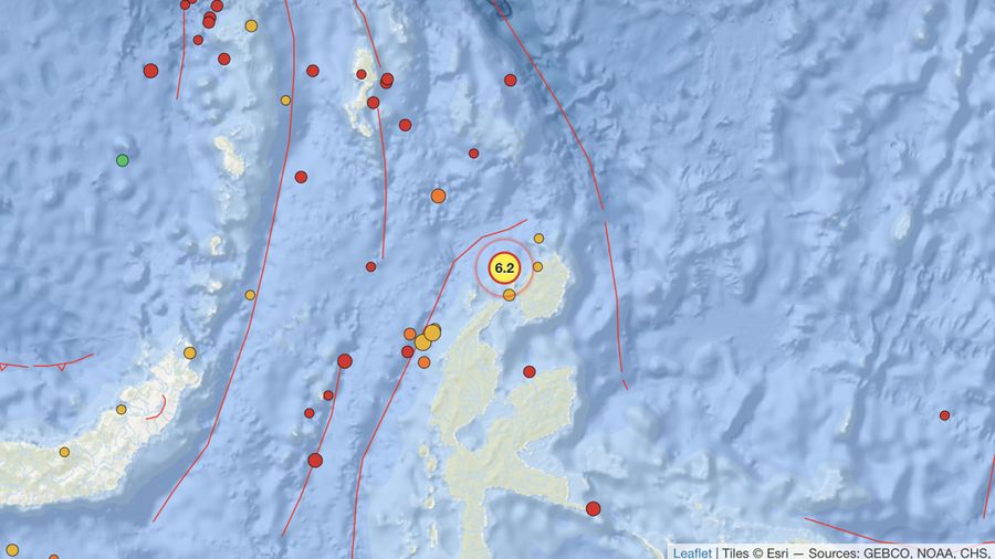 Gempa bumi mengguncang Pulau Udoi, Maluku Utara dengan kekuatan 6,2 Magnitudo dengan kedalaman 145 Km pada Senin (14/9/2026) sekitar pukul 17;58 WIB. (Tangkapan Layar inatews.bmkg)