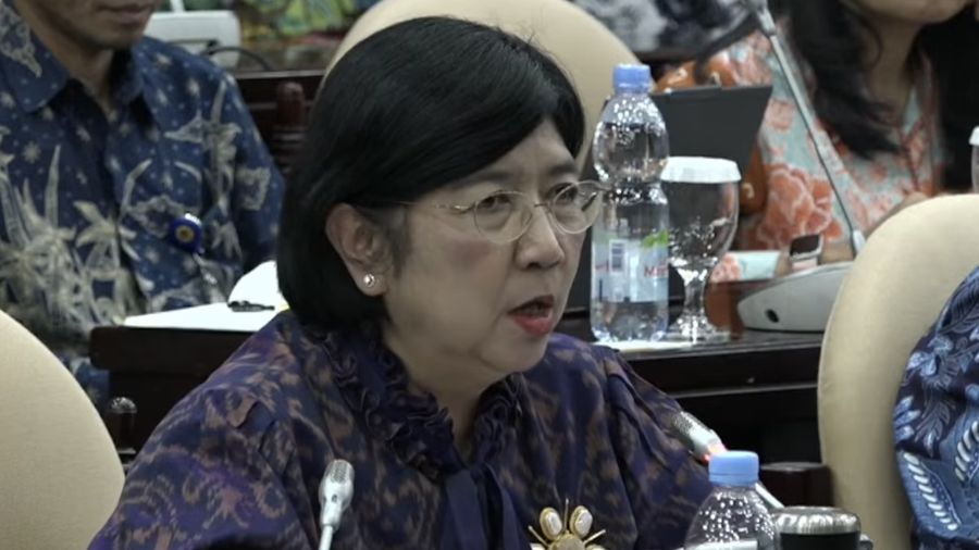 Gubernur Bank INdonesia, Destry Damayanti. (YouTube/DPR RI)