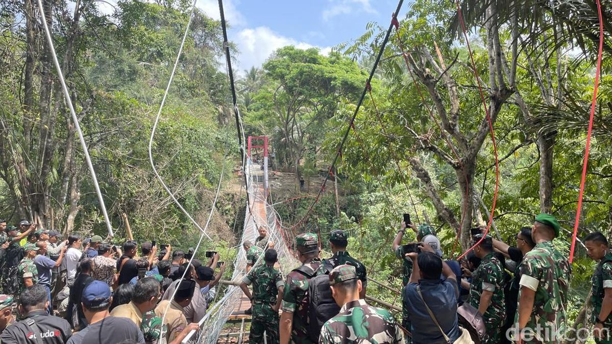 KSAD Cek Jembatan Pongpet Pangandaran, Janji Segera Diperbaiki