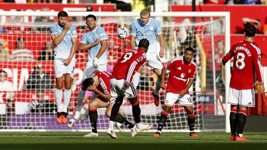 Laga Manchester United vs Manchester CIty di Stadion Old Trafford, Manchester, Inggris, Minggu (13/9/2026) malam WIB. (Action Images via Reuters/Jason Cairnduff)