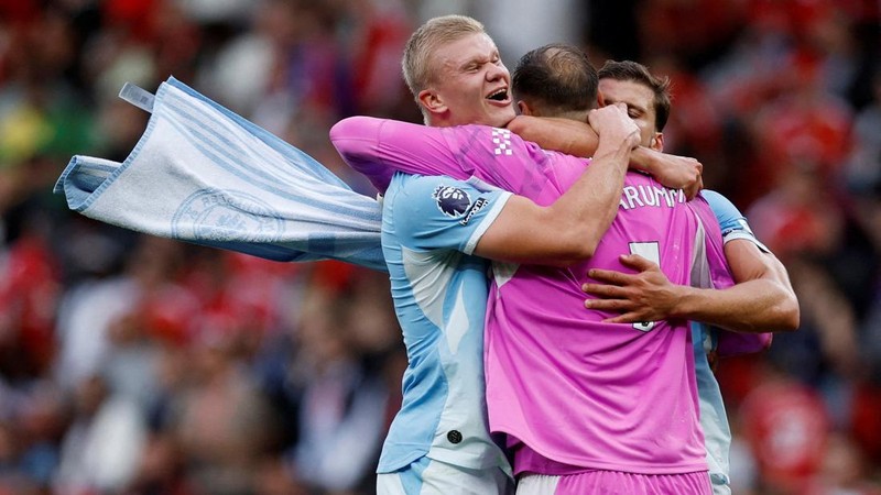 Laga Manchester United vs Manchester CIty di Stadion Old Trafford, Manchester, Inggris, Minggu (13/9/2026) malam WIB. (Action Images via Reuters/Jason Cairnduff)
