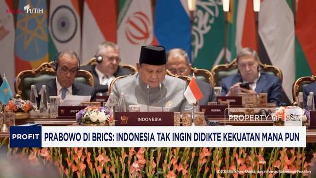 Prabowo di BRICS CS: Indonesia Tak Ingin Didikte Kekuatan Mana Pun