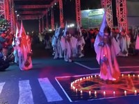 Simbang Kulon Night Carnival (SKNC) 2026 di Kelurahan Simbang Kulon, Kecamatan Buaran, Kabupaten Pekalongan. (Tangkapan Layar Threads/al.imansyaf)