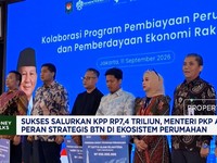 Sukses Salurkan KPP Rp7,4 Triliun, Menteri PKP Apresiasi Peran Strategis BTN di Ekosistem Perumahan