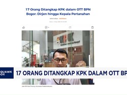 17 Orang Ditangkap KPK dalam OTT BPN Bogor