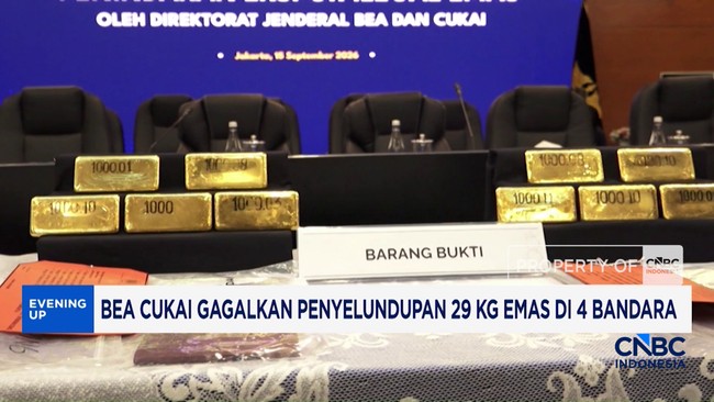 Video: Bea Cukai Gagalkan Penyelundupan 29 Kg Emas di 4 Bandara