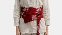 Obi Belt Bantu Bentuk Siluet Pinggang di Dress atau Baju Longgar