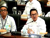 Direktur Utama PT Freeport Indonesia, Tony Wenas saat mengikuti Rapat Dengar Pendapat (RDP) dengan Komisi XII DPR RI di Komplek Parlemen, Selasa (15/9/2026). (Tangkapan Layar Youtube/TVR Parlemen)