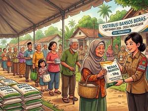 Syarat dan Cara Mengambil Bansos Beras 30 Kg