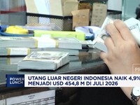 Juli 2026, Utang Luar Negeri Indonesia Naik 4,9% (Yoy) Jadi USD 454,8M