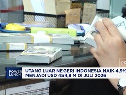 Juli 2026, Utang Luar Negeri Indonesia Naik 4,9% (Yoy) Jadi USD 454,8M