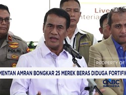 Mentan Amran Bongkar 25 Merek Beras Diduga Fortifikasi