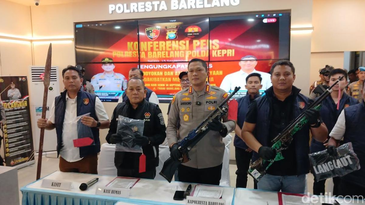 Polisi Tetapkan 3 Tersangka Terkait Kasus Bentrokan di Setokok Batam