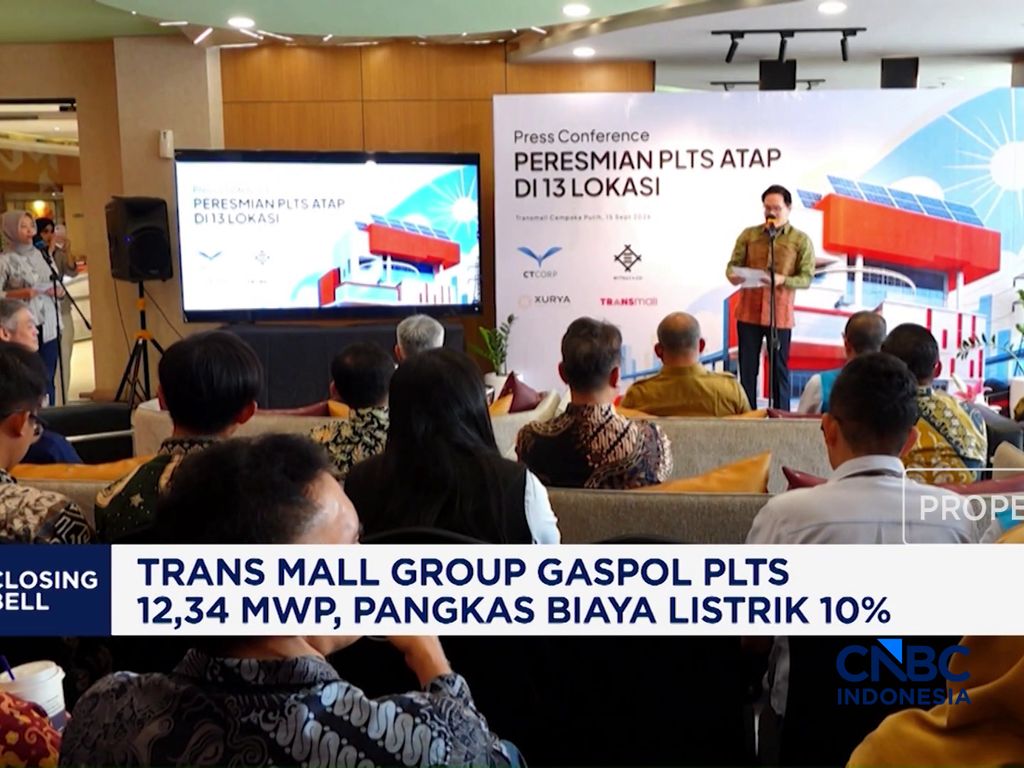 Trans Mall Group Resmikan PLTS Atap Guna Tekan Emisi & Biaya