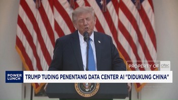 Trump Tuding Penentang Data Center AI "Didukung China"