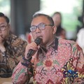 CEO PT Mobil Anak Bangsa Indonesia Kelik Irwantono di acara COFFEE MORNING 2026 dengan tema Beyond EV: Building a Resilient Automotive Ecosystem Amid Global Supply Chain Shifts di CasalenaJakarta, Rabu (16/9/2026). (CNBC Indonesia/Faisal Rahman)