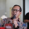 Direktur Industri Maritim, Alat Transportasi, dan Alat Pertahanan (IMATAP), Kementerian Perindustrian Mahardi Tunggul Wicaksono di acara COFFEE MORNING 2026 dengan tema Beyond EV: Building a Resilient Automotive Ecosystem Amid Global Supply Chain Shi