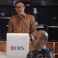 Direktur Institutional Banking Group Bank DBS Indonesia Anthonius Sehonamin di acara COFFEE MORNING 2026 dengan tema Beyond EV: Building a Resilient Automotive Ecosystem Amid Global Supply Chain Shifts di CasalenaJakarta, Rabu (16/9/2026). (CNBC Indo