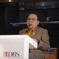 Ketua Komisi VII DPR RI Saleh Partaonan Daulay di acara COFFEE MORNING 2026 dengan tema Beyond EV: Building a Resilient Automotive Ecosystem Amid Global Supply Chain Shifts di CasalenaJakarta, Rabu (16/9/2026). (CNBC Indonesia/Faisal Rahman)