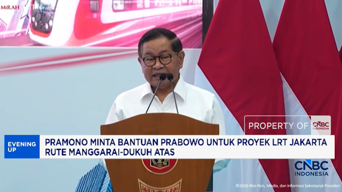 Video:Pramono Minta Bantuan Danantara Untuk Proyek LRT Jakarta