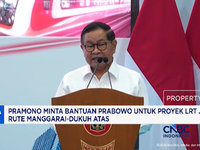Pramono Minta Bantuan Prabowo Untuk Proyek LRT Jakarta Rute Manggarai-Dukuh Atas