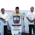 Presiden Prabowo Resmikan LRT Jakarta Jalur Kelapa Gading-Manggarai, Jakarta, Rabu (16/9/2026). (Tangkapan Layar Youtube/Sekretariat Presiden)