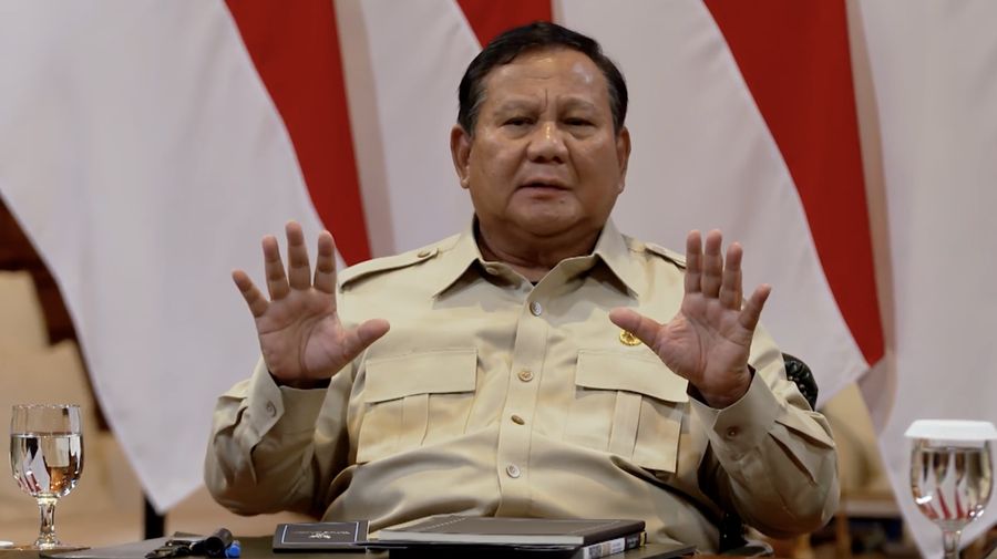 Presiden Prabowo Subianto dalam dialog bersama jurnalis senior dan pakar di Padepokan Garuda Yaksa, Hambalang, Kabupaten Bogor, Provinsi Jawa Barat, Minggu (6/9/2026). (Dok. Tim Media Prabowo Subianto)