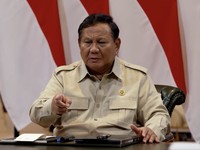 Presiden Prabowo Subianto dalam dialog bersama jurnalis senior dan pakar di Padepokan Garuda Yaksa, Hambalang, Kabupaten Bogor, Provinsi Jawa Barat, Minggu (6/9/2026). (Dok. Tim Media Prabowo Subianto)