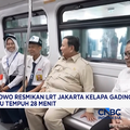 Presiden Resmikan LRT Jakarta Kelapa Gading-Manggarai, Waktu Tempuh 28 Menit