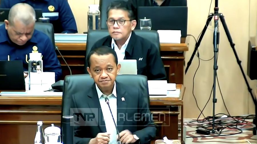 Rapat komisi XII DPR RI rapat dengan ESDM RI. (Tangkapan layar TV Parlemen)