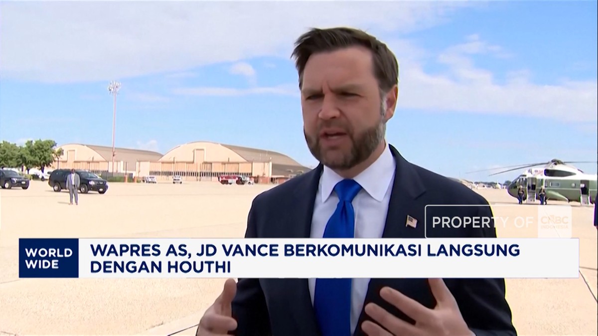 Video: Wapres AS JD Vance Kontak Langsung dengan Houthi
