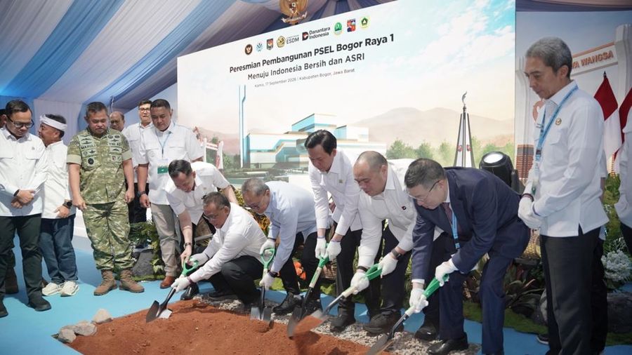 Danantara resmi memulai Proyek sampah menjadi energi listrik (PSEL) di Bogor, Raya. (Dok. Denera)