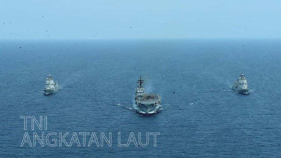 Kapal induk ITS Giuseppe Garibaldi tiba di perairan Indonesia setelah berlayar dari Italia pada 24 Agustus 2026.