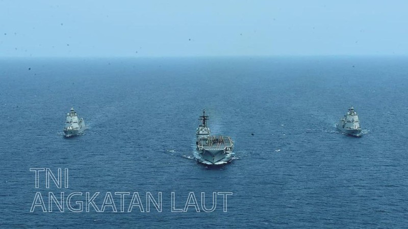 Kapal induk ITS Giuseppe Garibaldi tiba di perairan Indonesia setelah berlayar dari Italia pada 24 Agustus 2026.